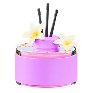 Mindfulness flowers and incense